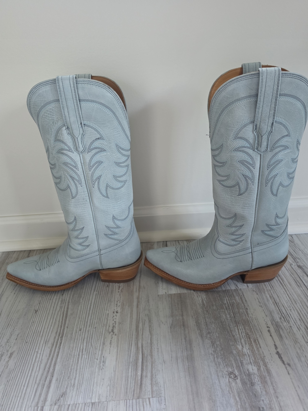 Light Blue Tecovas Boots - Picture 2 of 4